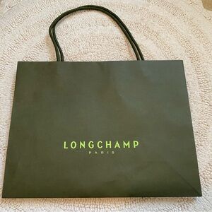 Longchamp Olive Green Tote Bag